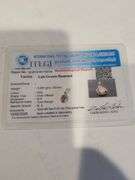 Certified Yellow Gold Pink Lab Diamond Pendant
