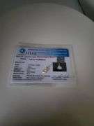 Certified Yellow Gold Lab Diamond Pendant