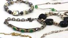 Group lot of Vintage 925 sterling silver bracelets