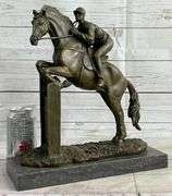 Jockey Bronze Sculpture