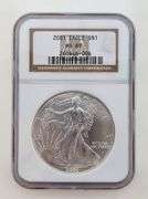 2001 American Silver Eagle, NGC MS69