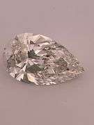LOOSE DIAMOND-5.00 CARAT PEAR SHAPE . CERTIFIED BY I.G.I