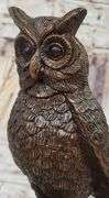 Owl Bird Bronze Sculpture