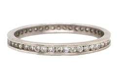 0.45ctw Diamond Channel Set Band Ring in 14K