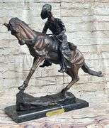 Cowboy Bronze Sculpture