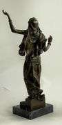 Arab Girl Dancing Bronze Sculpture