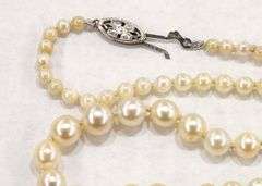Classic Graduated Japanese Pearl Necklace