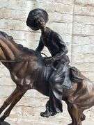 Cowboy Bronze Sculpture