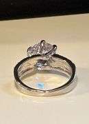 Sparkling 4.5 Ct. Ice White Lavender Simulated Lab Diamond Ring