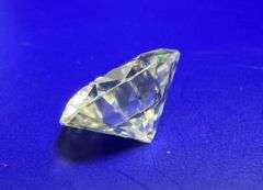 Large 7.5 Ct Sparkling White VVs1 Fire Moissanite Solitaire