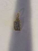 Certified Yellow Gold Lab Diamond Pendant