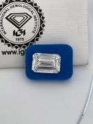 4.00 CARATS EMERALD CUT LAB GROWN DIAMOND CERTIFIRD BY I.G.I