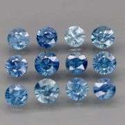Eye catching! 2.04ct top denim blue Sapphire set!