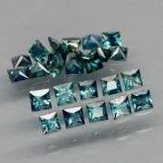 Amazing 2.88ct set of washed denim blue Sapphires!