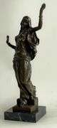Arab Girl Dancing Bronze Sculpture