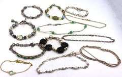 Group lot of Vintage 925 sterling silver bracelets