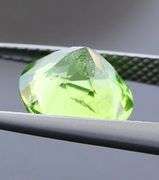 Rich green! Untreated! 3.25ct Peridot solitaire from Pakistan!