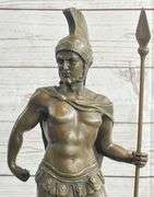 Roman Knight Warrior Bronze Statue