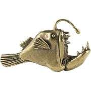 Solid Brass Lamp Fish