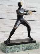 Ping Pong Sport Award Bronze Statue