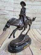 Arizona Cowboy Horse Bronze Sculpture