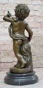 Delightful Boy Bronze Statue
