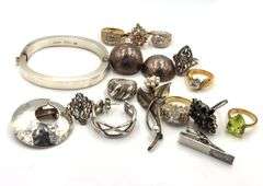 Group lot of Vintage 925 sterling silver mixed jewelry