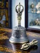 Tibetan Meditation Bell and Bajra Set