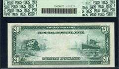 1914 $20 Federal Reserve Note Philadelphia Fr. 974 Burke / Houston PCGS Choice About New 55 – Great 