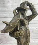 Western Cowboy Bronze Sculpture