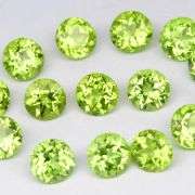 Dazzling 7.75ct untreated VS to IF grade apple green Peridot set!