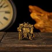 Solid Brass Warrior Cat Collectible