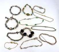 Group lot of Vintage 925 sterling silver bracelets