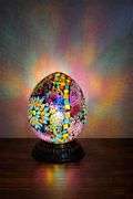 Turkish Moroccan Mosaic Glass Table Lamp