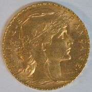 Simply lovely Gem BU 1912 French 20 Francs Gold 'Rooster'