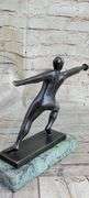 Brown Patina Bronze Statue