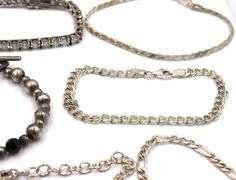 Group lot of 11 Vintage 925 sterling silver bracelets