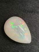 NATURAL OPAL - 10.02 CARATS PEAR CABOCHON CUT