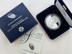 2016-W Proof American Silver Eagle, OGP