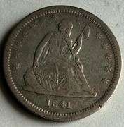 Scarcer 1841 O Seated Quarter