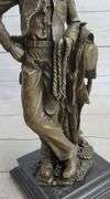 Cowboy with Rope Bronze Sculpture