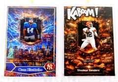 2 Ka-Boom Custom Made Football Cards