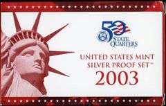2003-S Silver US Proof Set with Box/CoA