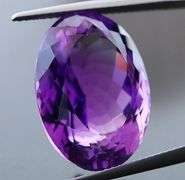 Simply ravishing 20.52ct full violet Brazilian Amethyst
