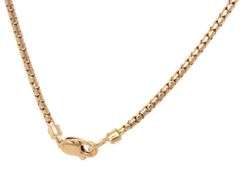 Sparkling 14K YG Necklace