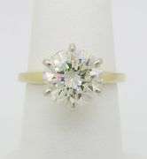 Classic 4+ Carat GIA Earth Mined Diamond Ring