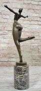 Nude Girl Bronze Sculpture