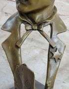 Gambler Cards Casino Game Room Decor Bronze Statue