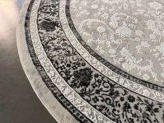 Stunning Transitional Round Rug 8x8