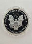 2001-W Proof American Silver Eagle, OGP
